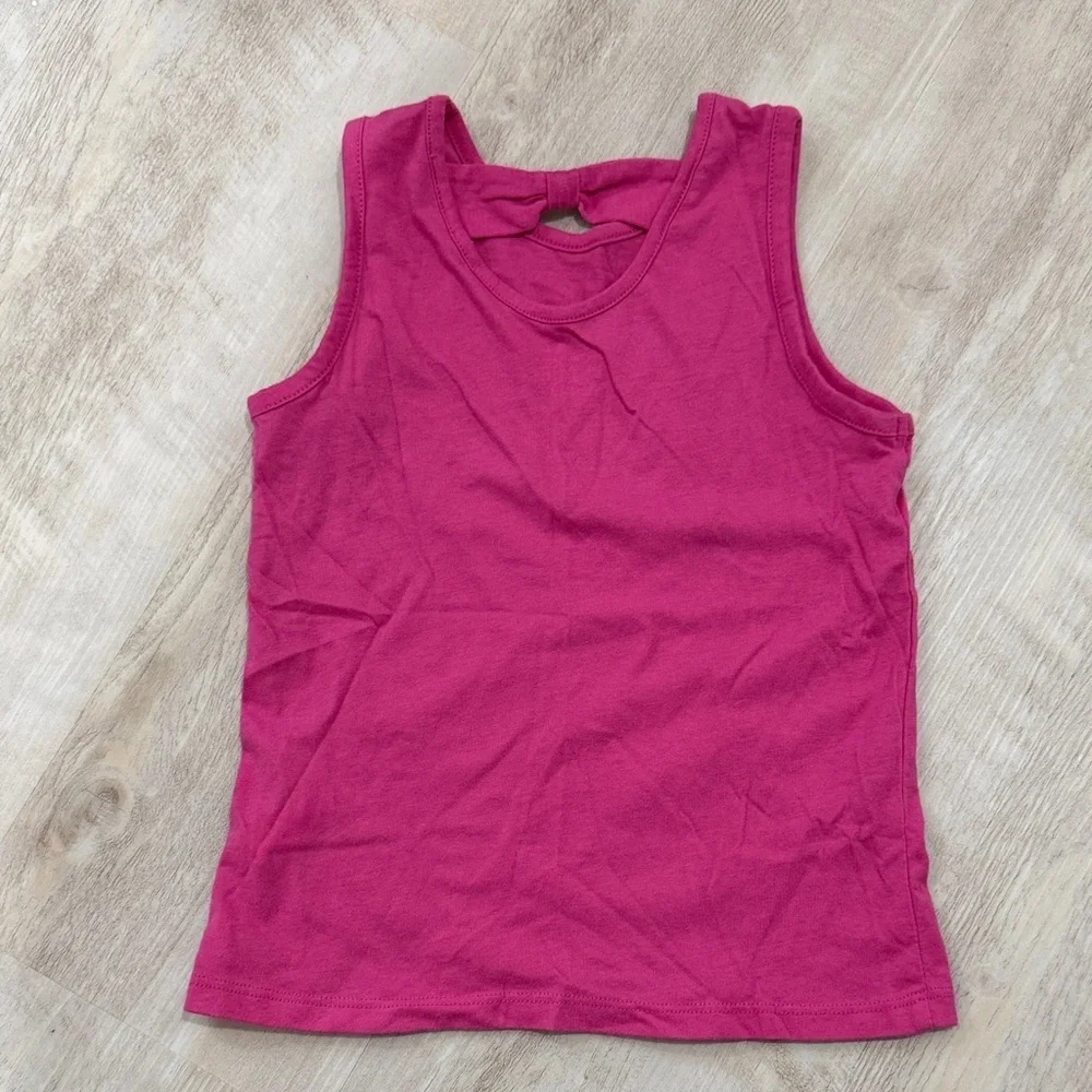 Girls Pink Sleeveless Top
